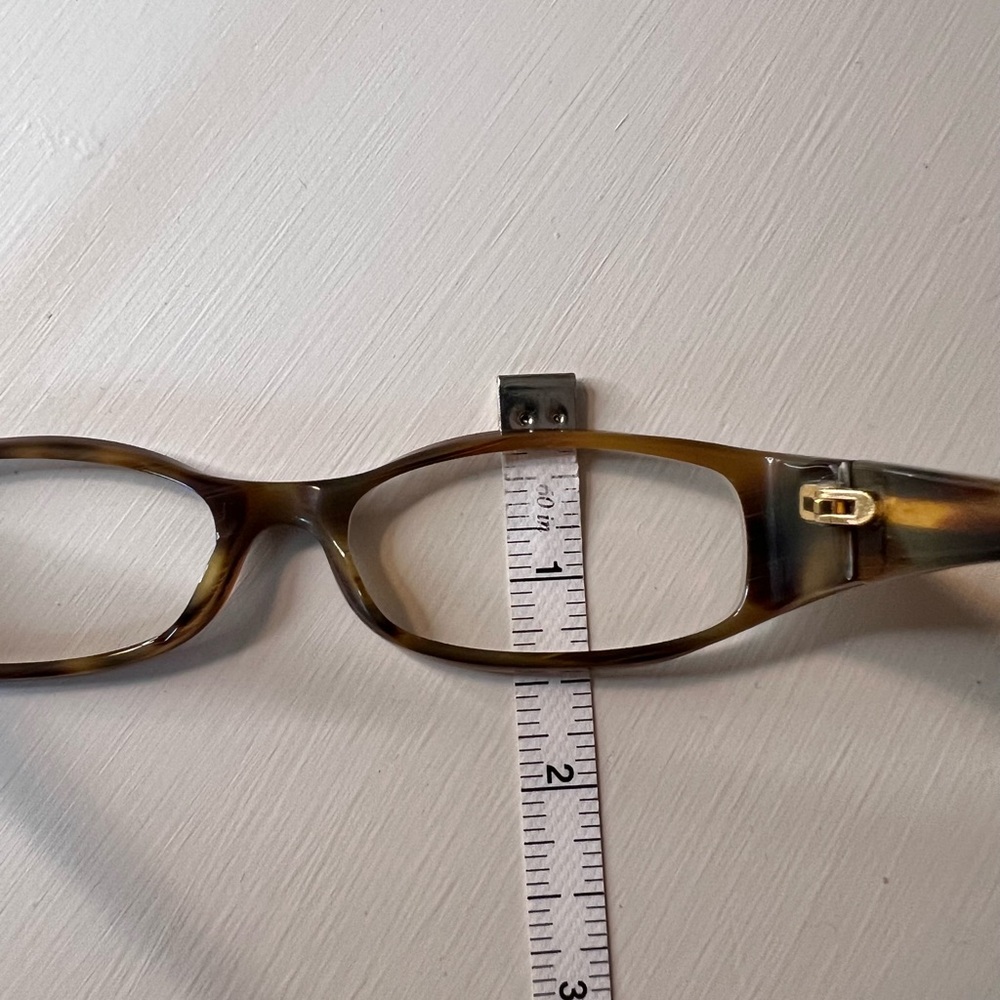 GUCCI Brown Slim Rectangular Women's Eyeglasses with Case - Picture 6 of 6